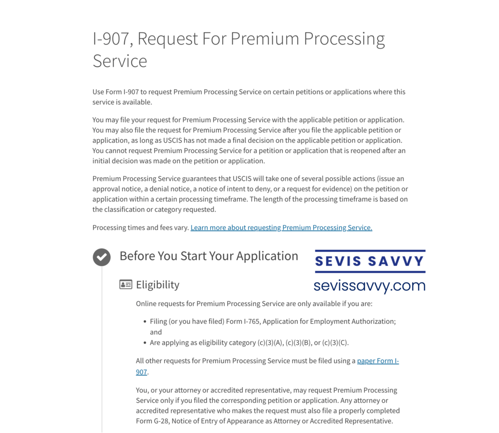 I 907 OPT STEM OPT SEVIS SAVVY i 907 opt stem opt sevis savvy